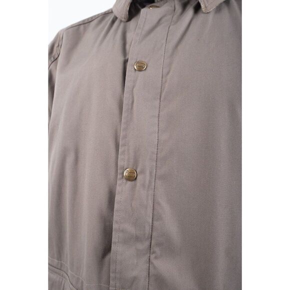 Woolrich Mens Jacket Coat Flannel Lined Hunting Size XL Brown Wool Blend Lining - Picture 4 of 6